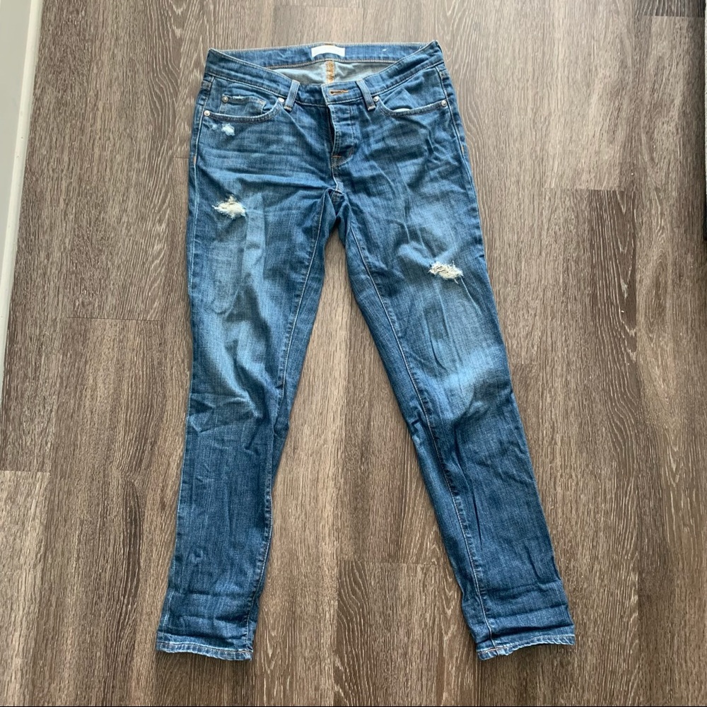 Ann Taylor Loft Low Rise Boyfriend Jeans
